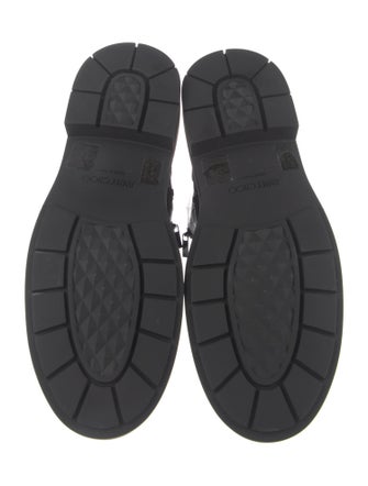 Jimmy Choo Leather Combat Boots