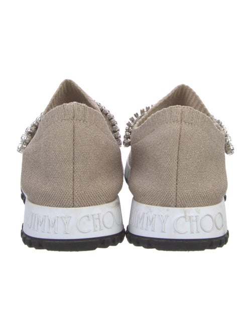 Jimmy Choo Crystal Embellishments Sock Sneakers