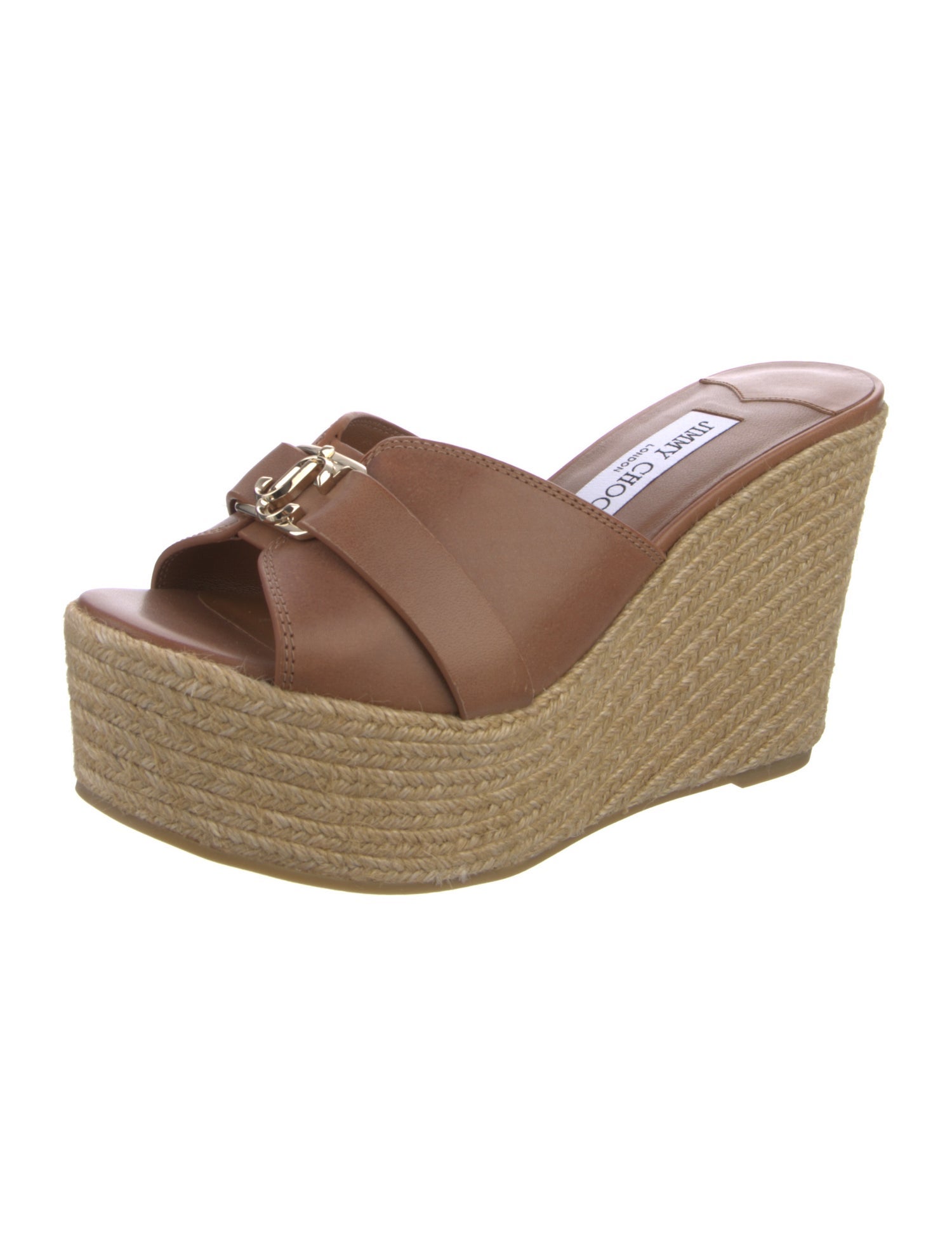 Jimmy Choo Leather Espadrilles