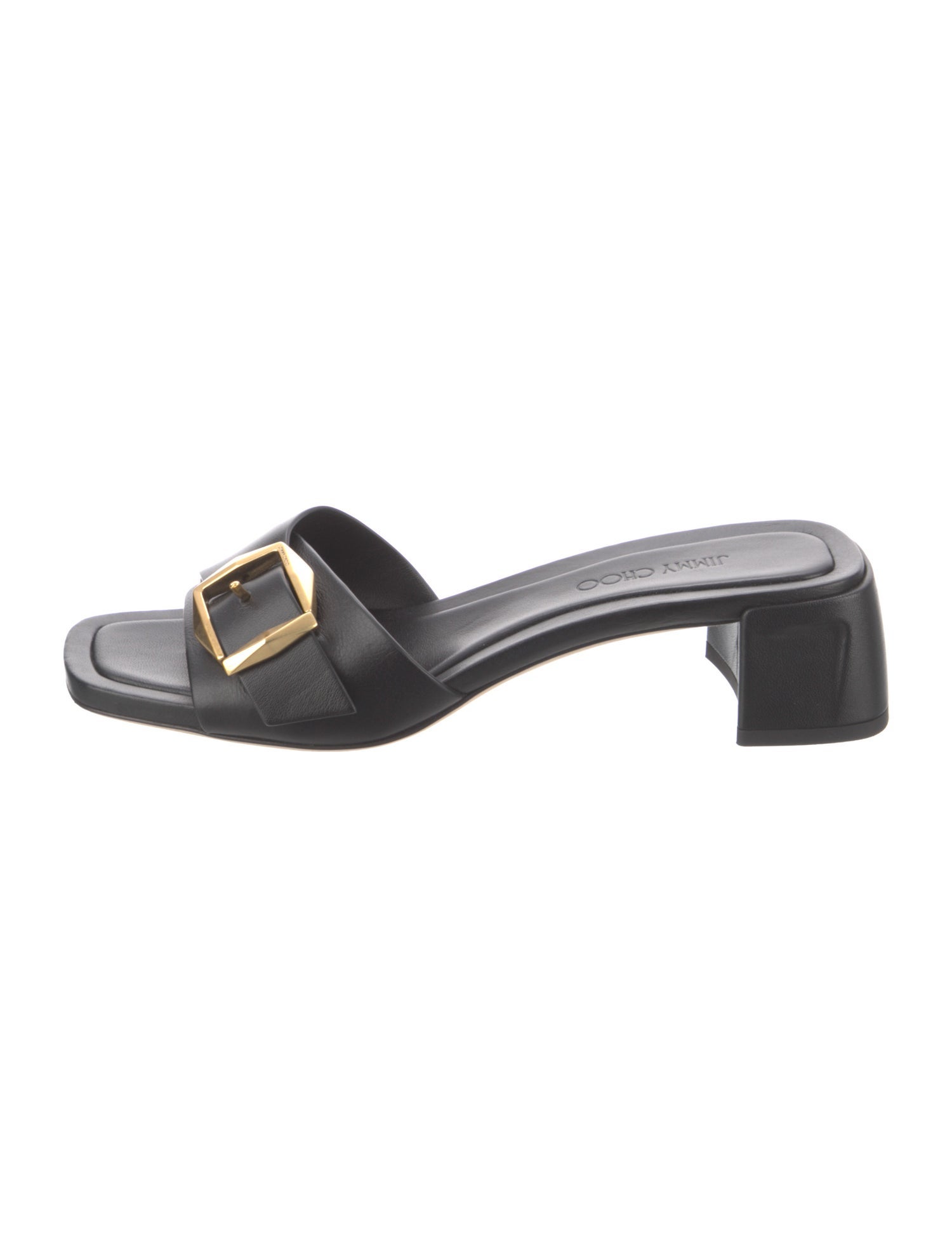 Jimmy Choo Leather Slides