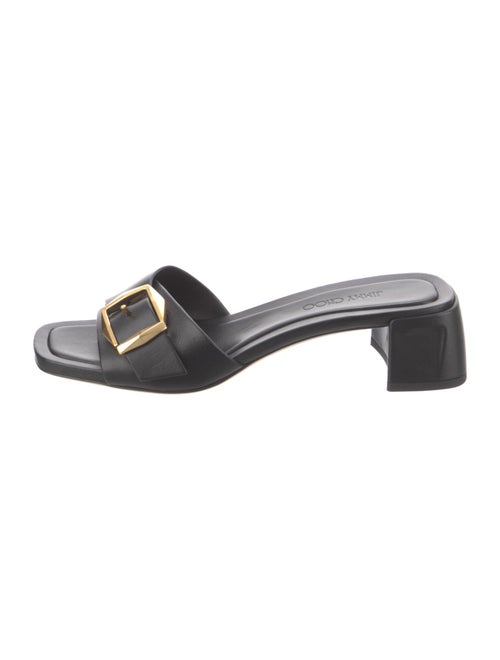 Jimmy Choo Leather Slides