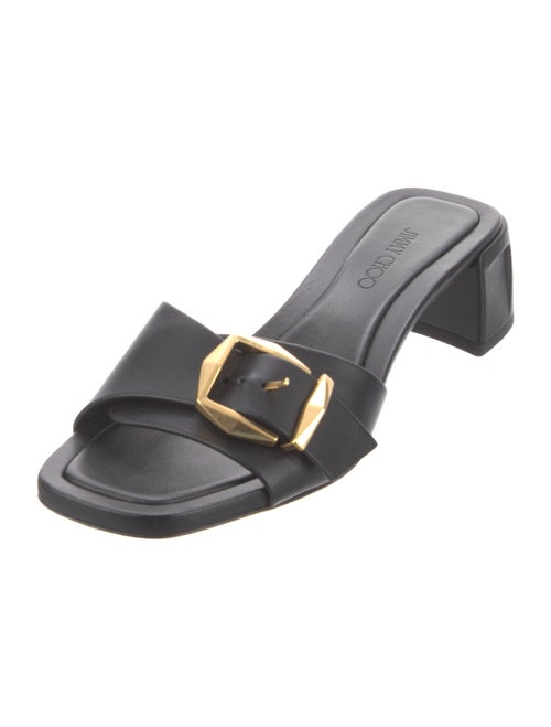 Jimmy Choo Leather Slides