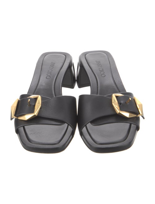Jimmy Choo Leather Slides