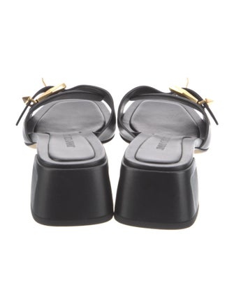 Jimmy Choo Leather Slides