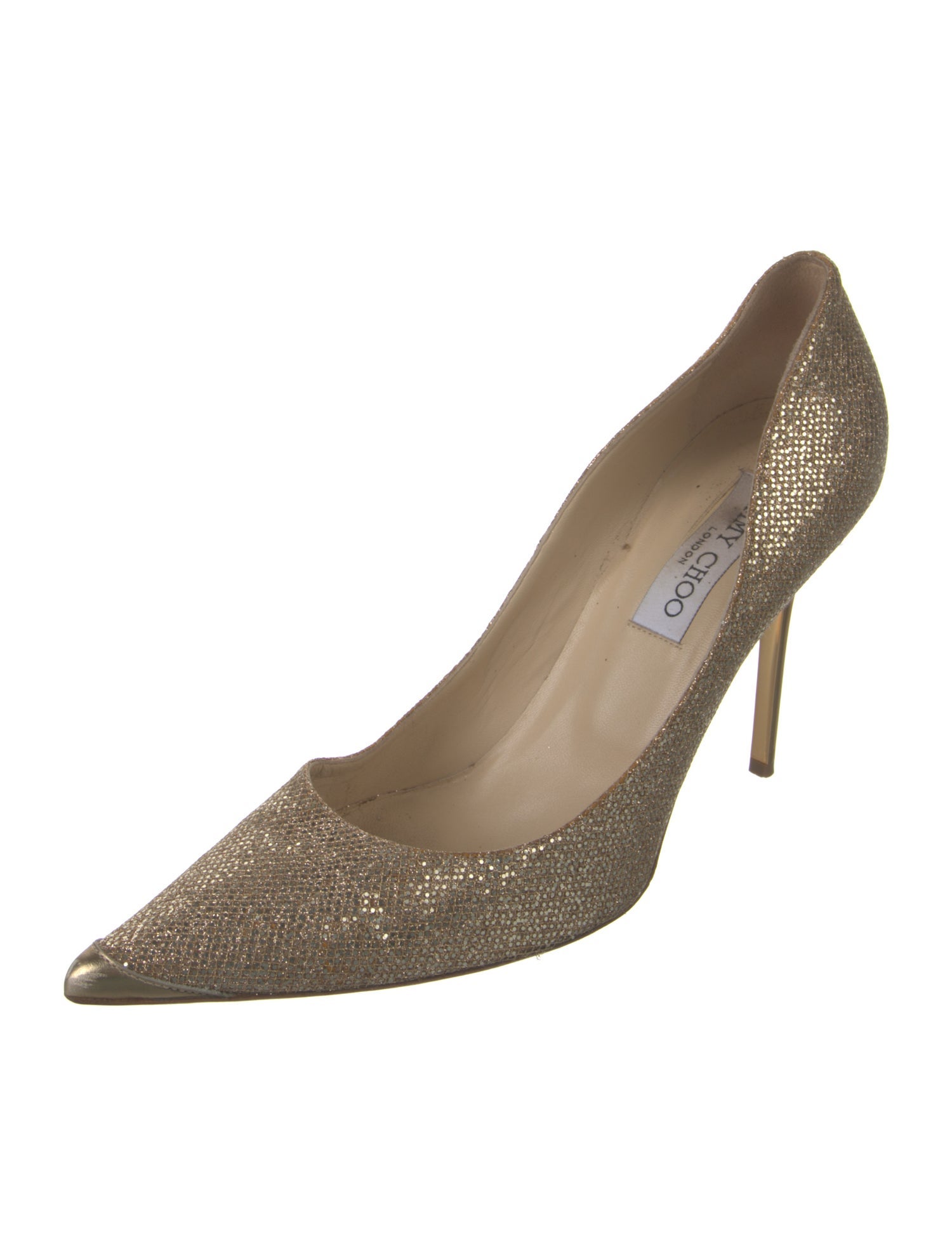 Jimmy Choo Glitter Glitter Accents Pumps