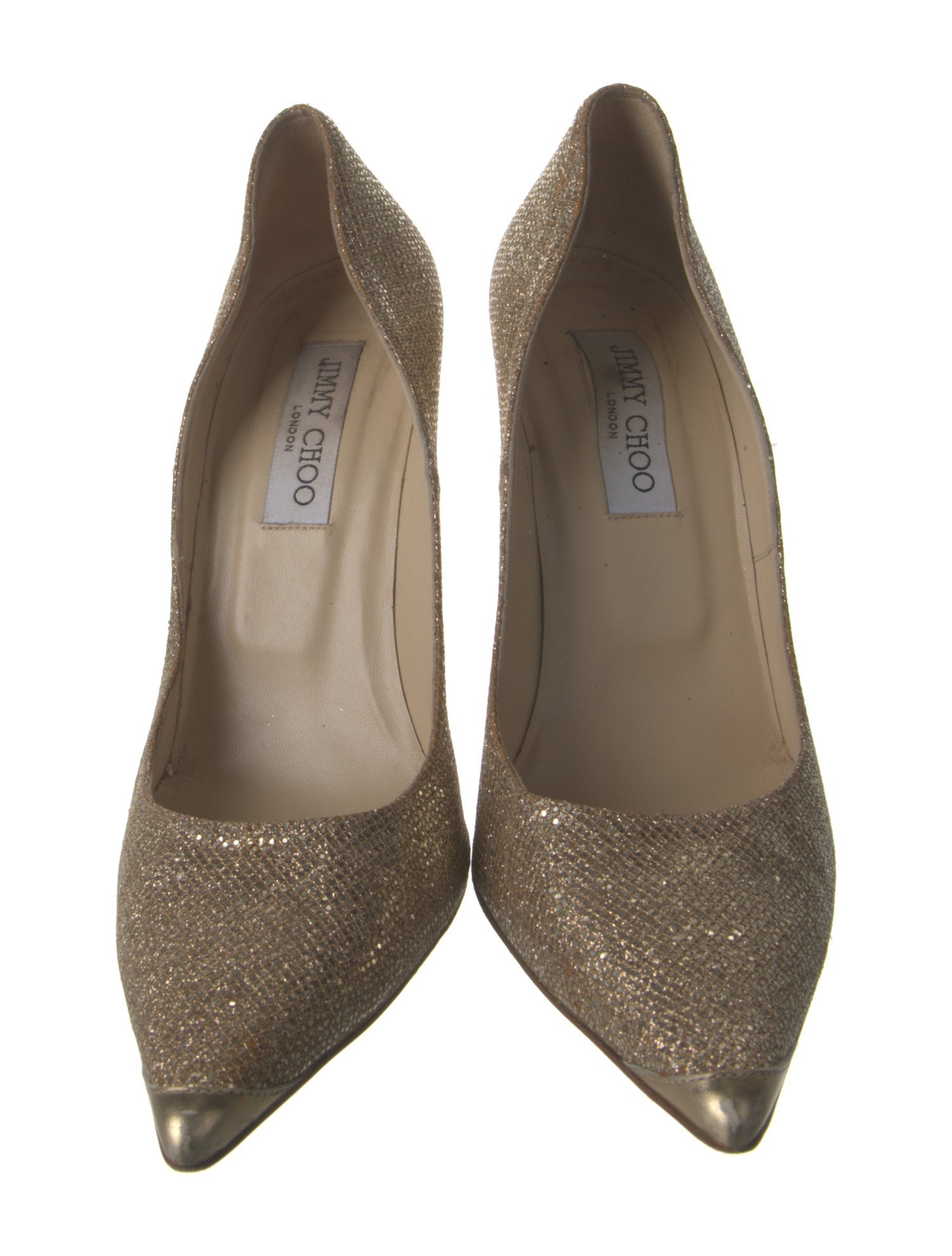 Jimmy Choo Glitter Glitter Accents Pumps