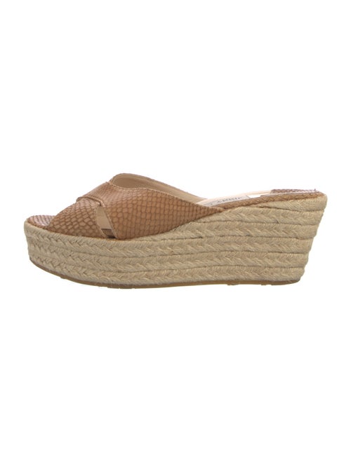 Jimmy Choo Python Espadrilles