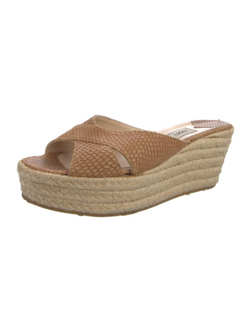 Jimmy Choo Python Espadrilles