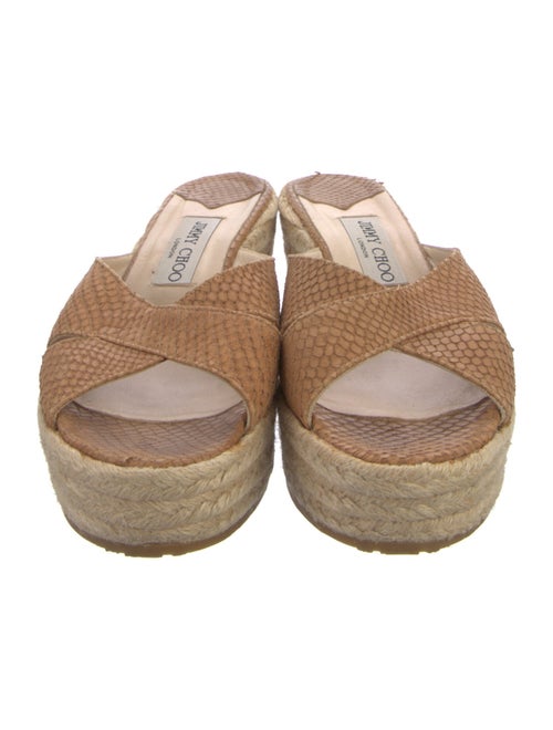 Jimmy Choo Python Espadrilles