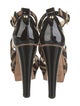 Jimmy Choo Ponyhair Animal Print Sandals
