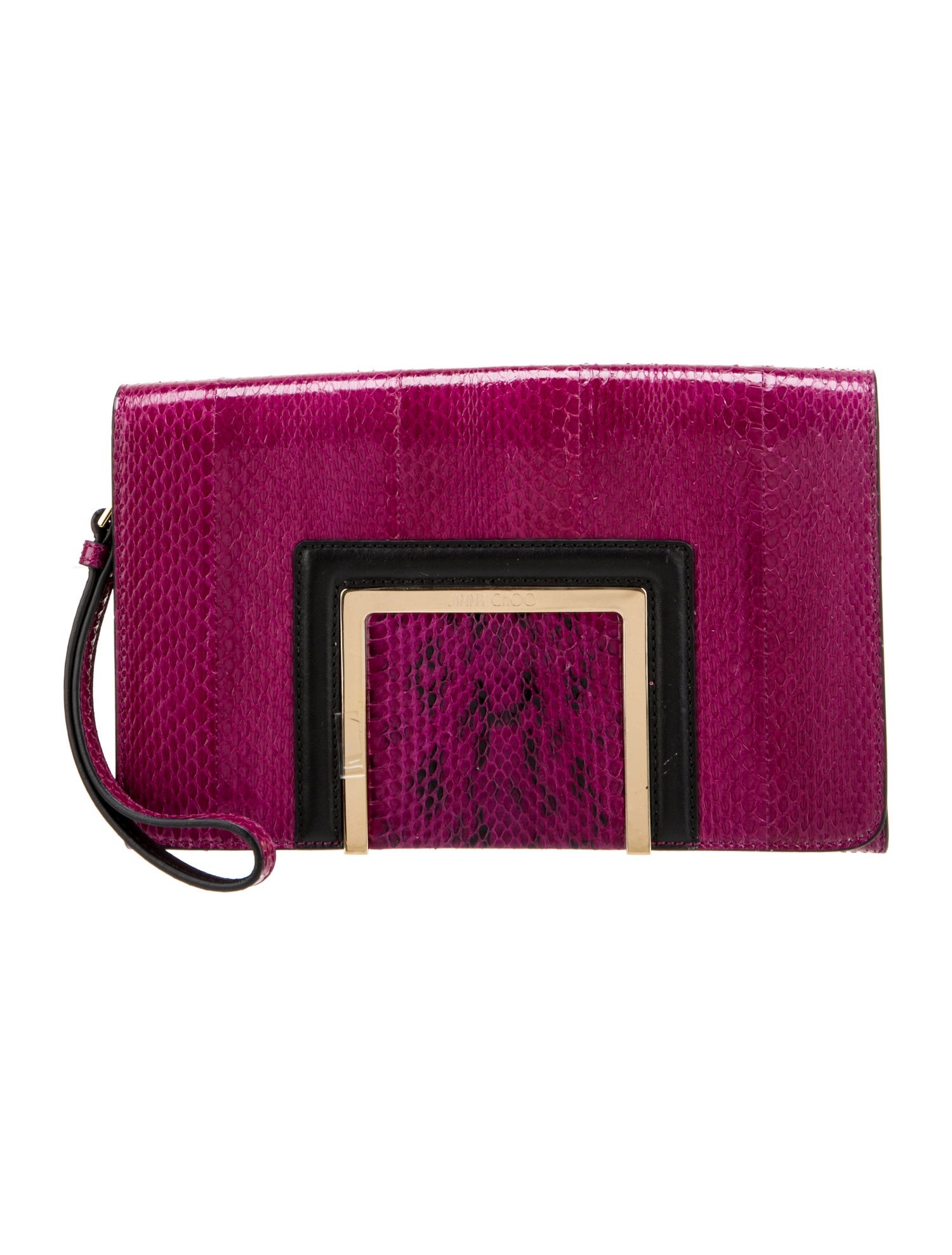 Jimmy Choo Snakeskin Clutch