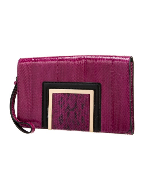 Jimmy Choo Snakeskin Clutch