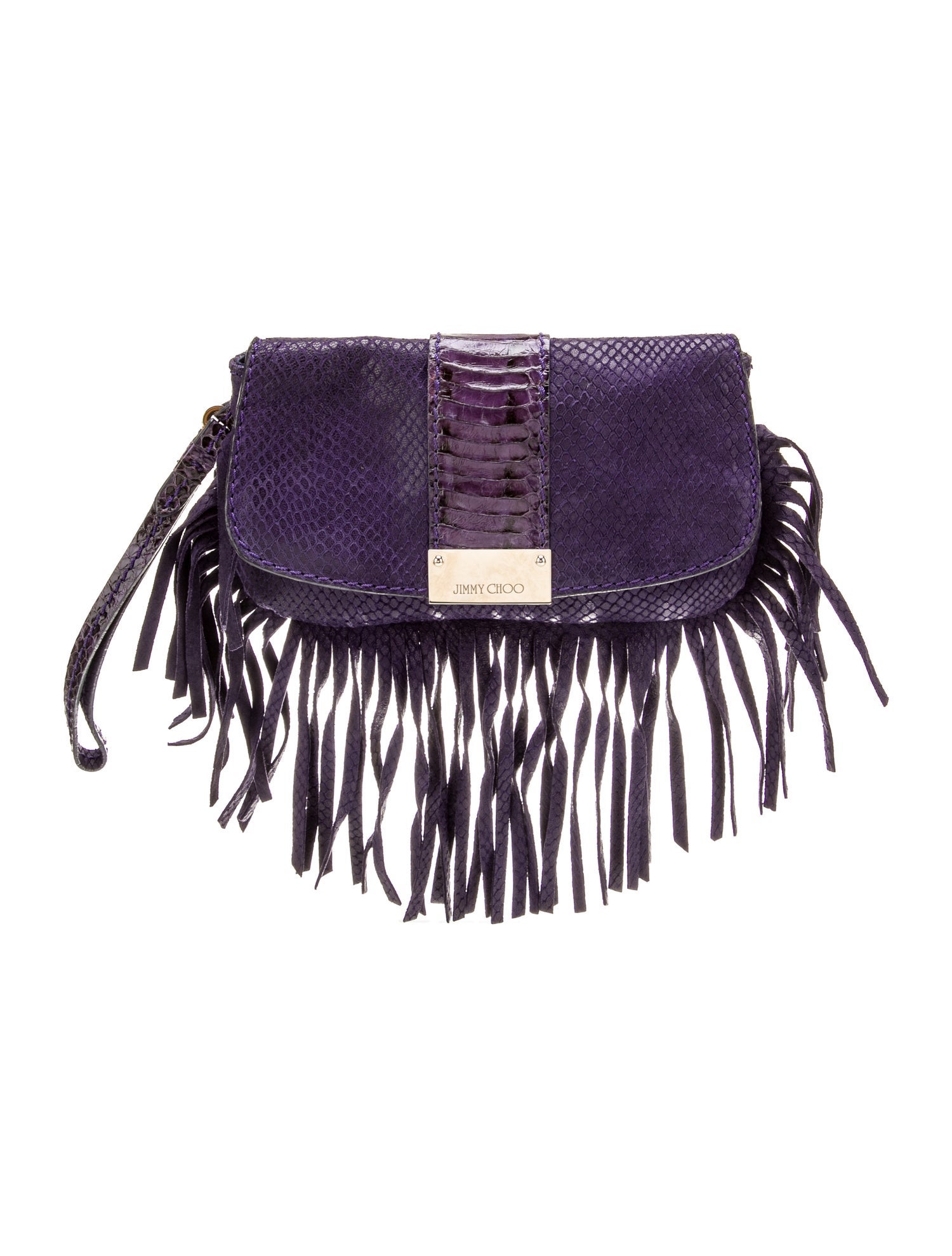 Jimmy Choo Suede Clutch