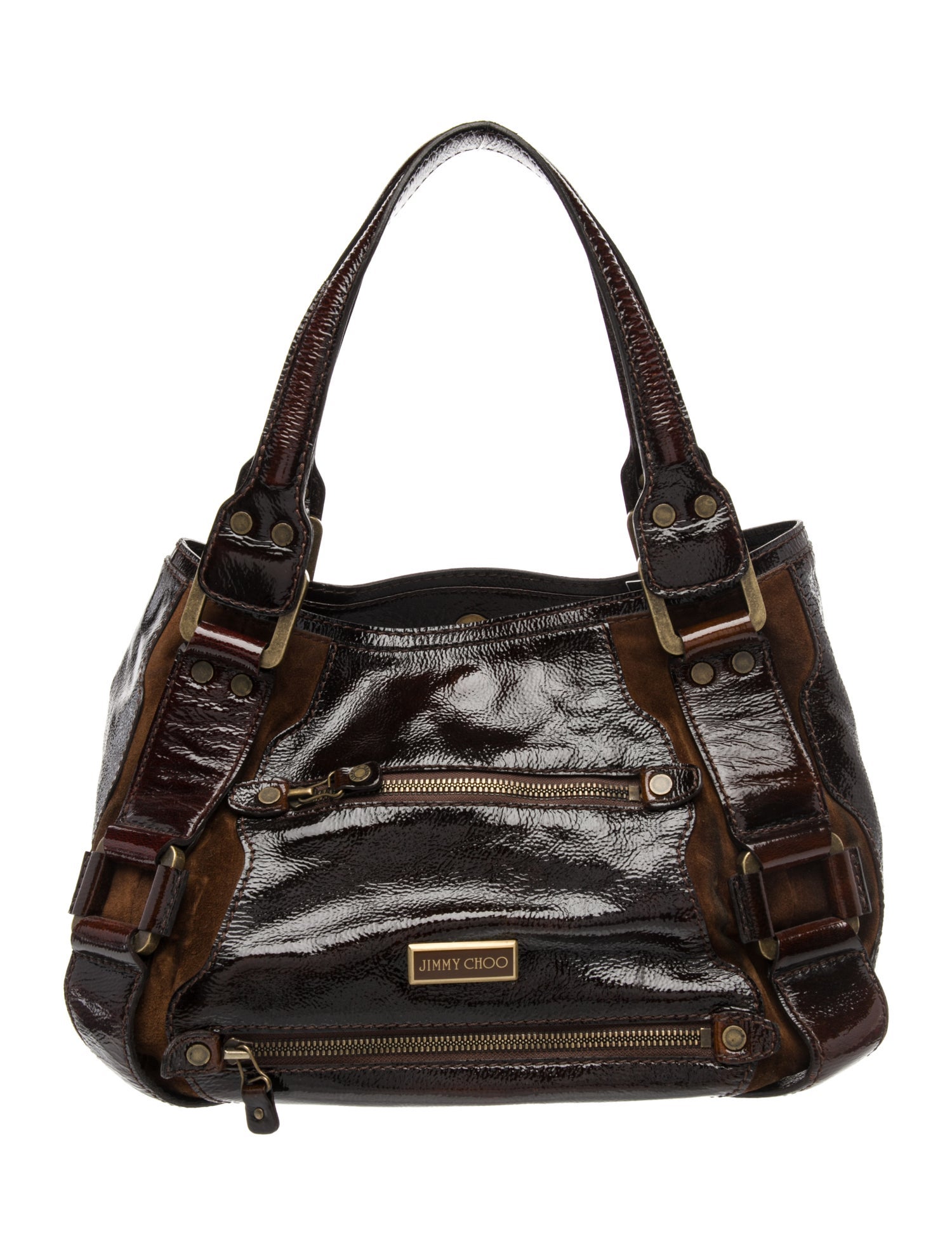 Jimmy Choo Patent Leather Shoulder Bag