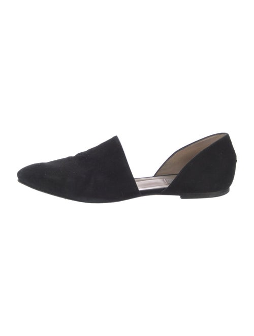 Jimmy Choo Suede D'Orsay Flats