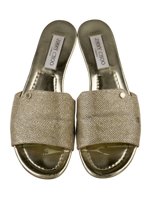 Jimmy Choo Leather Slides