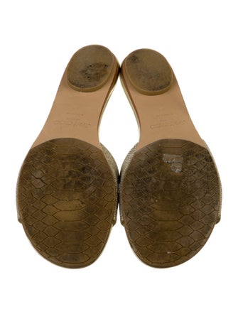 Jimmy Choo Leather Slides