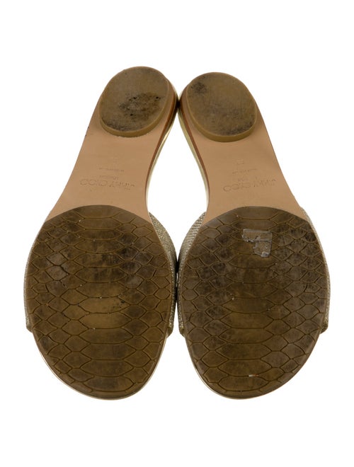 Jimmy Choo Leather Slides
