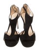Jimmy Choo Suede T-Strap Pumps