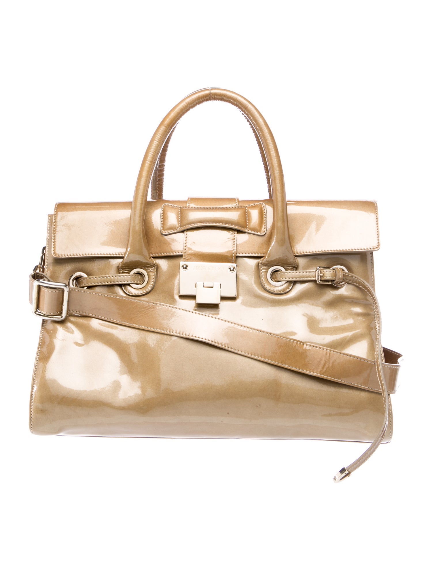 Jimmy Choo Patent Leather Shoulder Bag