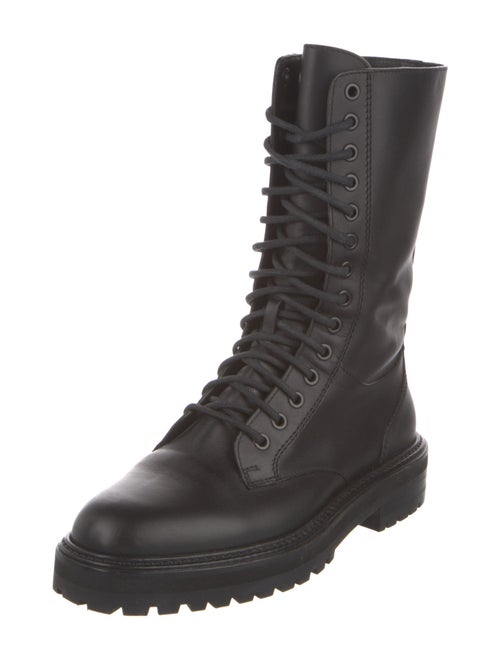 Jimmy Choo Leather Combat Boots