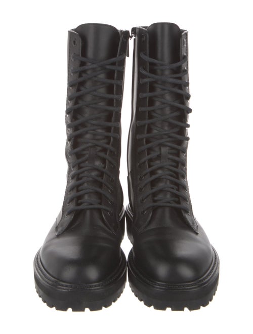 Jimmy Choo Leather Combat Boots