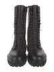 Jimmy Choo Leather Combat Boots