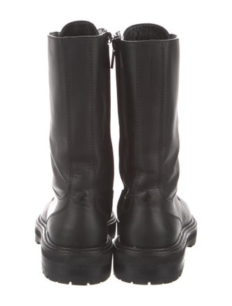 Jimmy Choo Leather Combat Boots