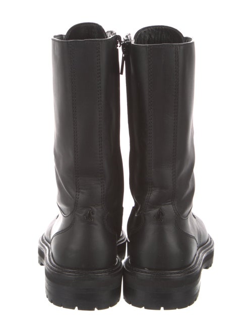 Jimmy Choo Leather Combat Boots