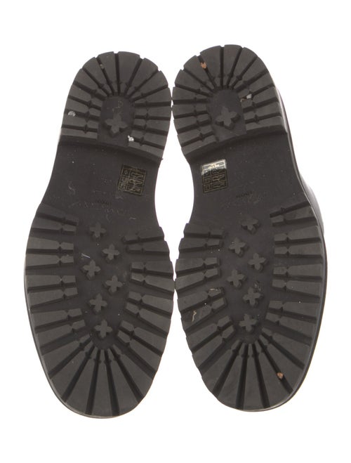 Jimmy Choo Leather Combat Boots