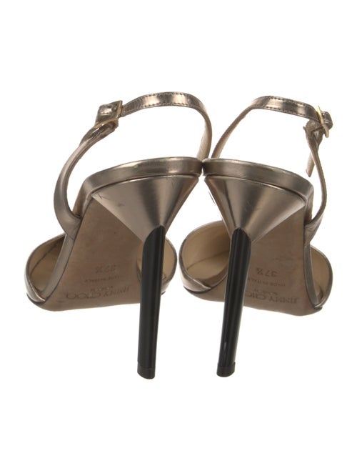 Jimmy Choo Leather Slingback Sandals