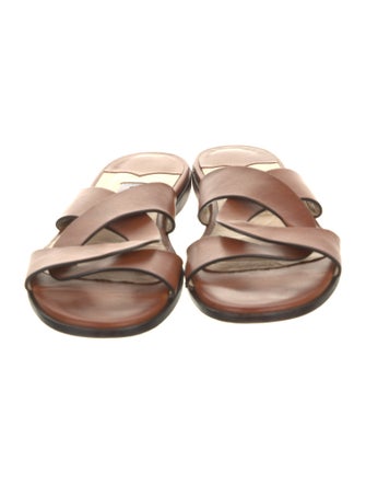 Jimmy Choo Leather Slides