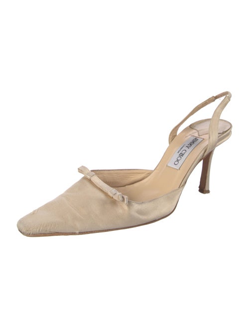 Jimmy Choo Satin Slingback Pumps