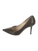 Jimmy Choo Mesh Patterned Pumps