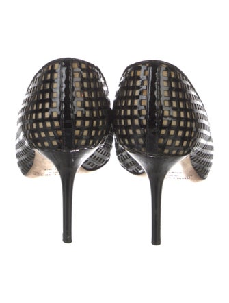 Jimmy Choo Mesh Patterned Pumps
