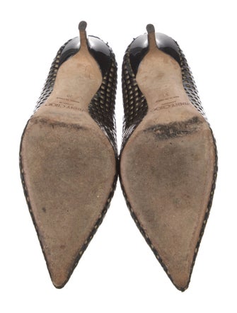 Jimmy Choo Mesh Patterned Pumps