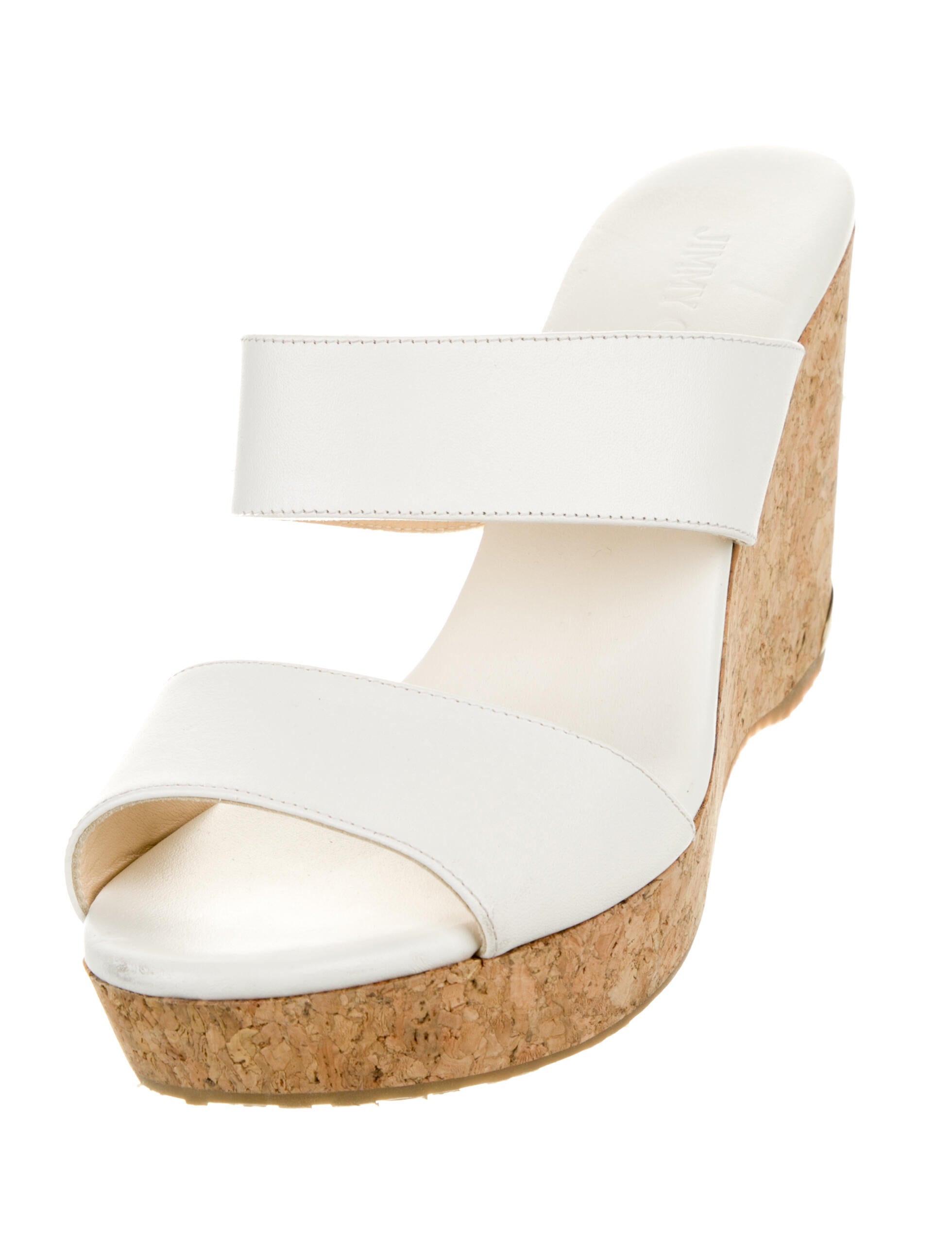 Jimmy Choo Leather Slides