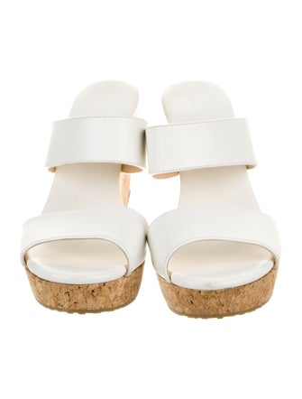 Jimmy Choo Leather Slides