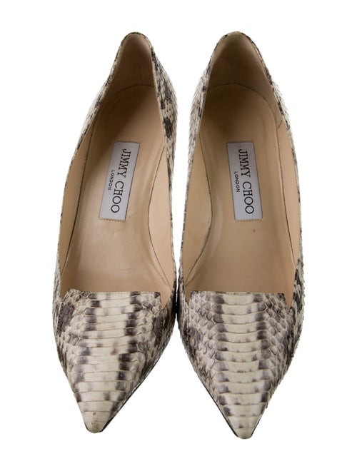 Jimmy Choo Snakeskin Animal Print Pumps