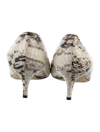 Jimmy Choo Snakeskin Animal Print Pumps