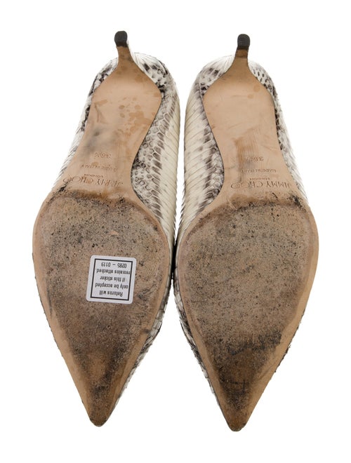 Jimmy Choo Snakeskin Animal Print Pumps