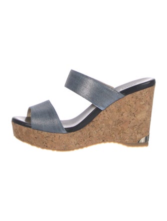 Jimmy Choo Denim Slides