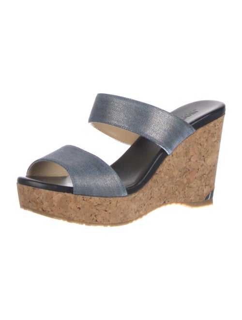 Jimmy Choo Denim Slides
