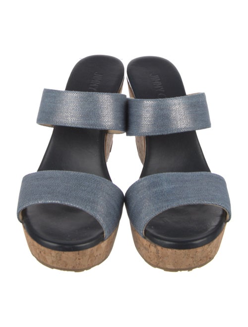 Jimmy Choo Denim Slides