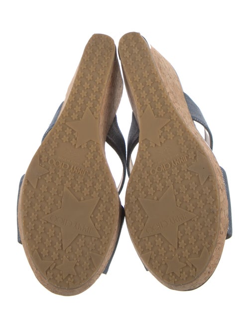 Jimmy Choo Denim Slides