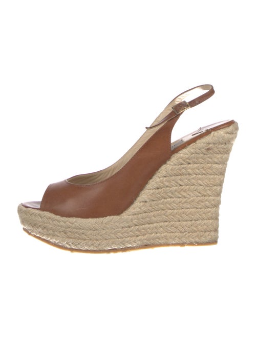 Jimmy Choo Leather Espadrilles