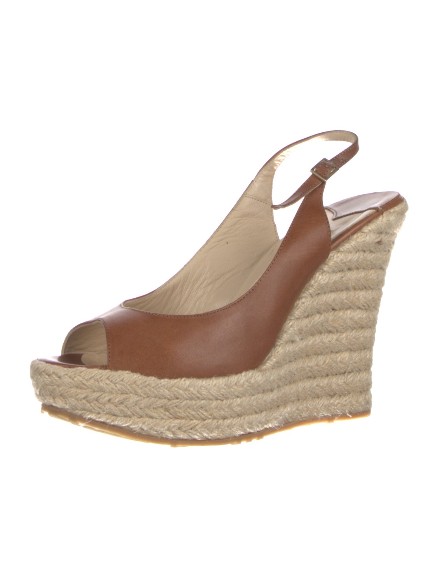 Jimmy Choo Leather Espadrilles