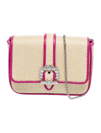 Jimmy Choo Raffia Crossbody Bag