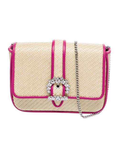 Jimmy Choo Raffia Crossbody Bag