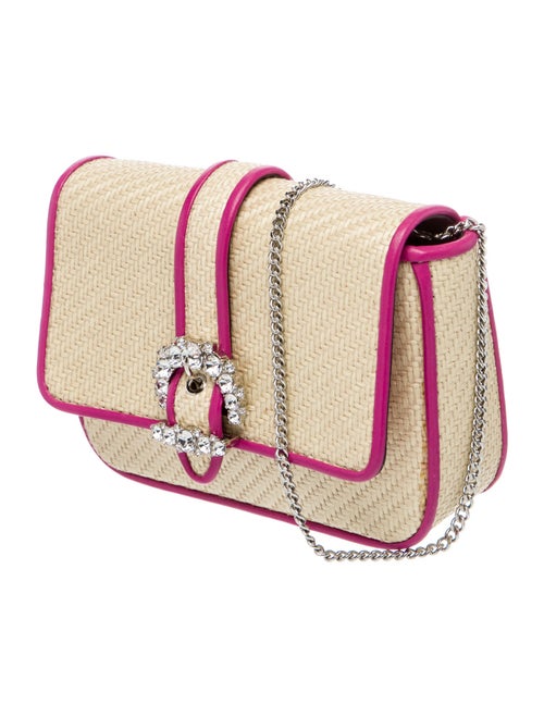 Jimmy Choo Raffia Crossbody Bag